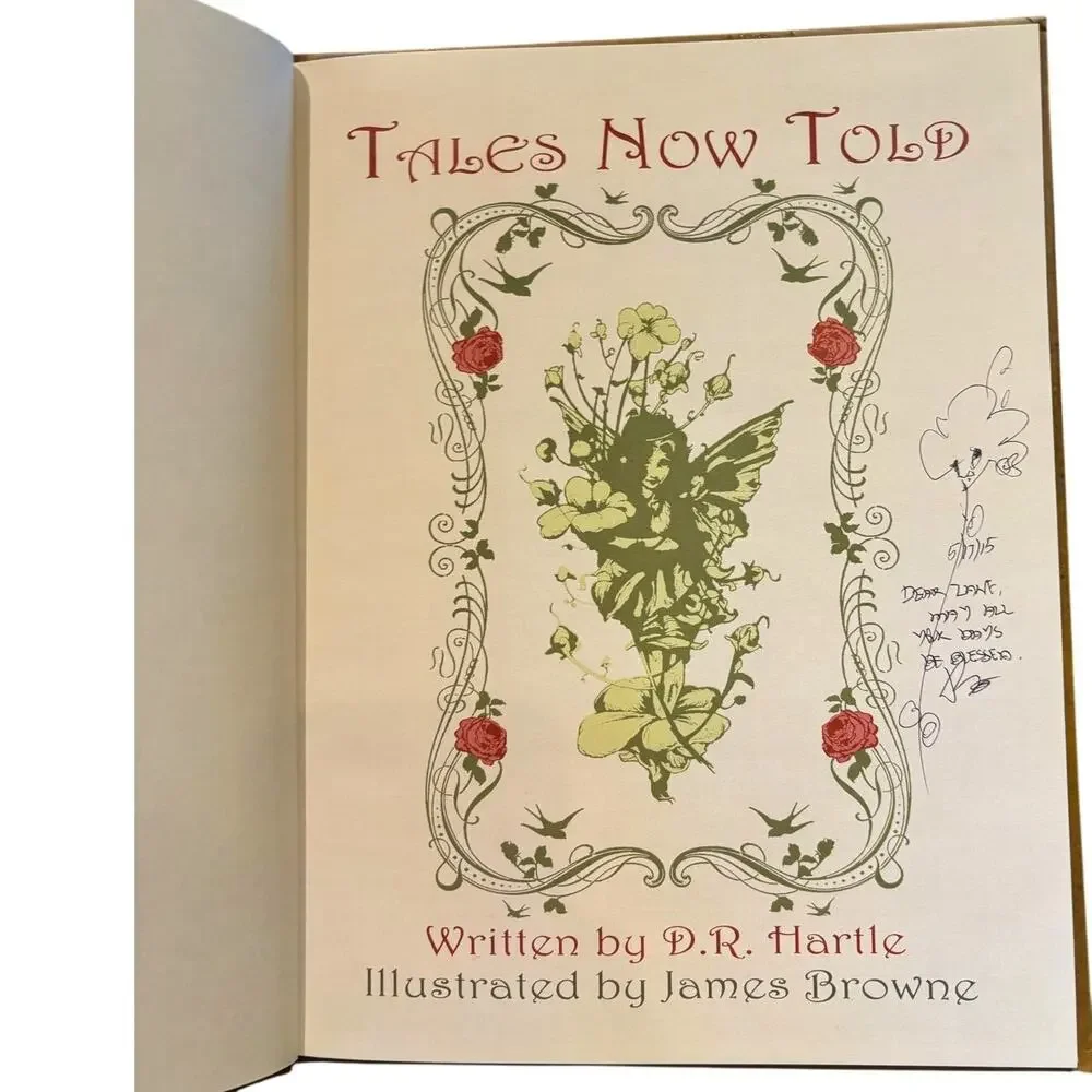 RARE Tales Now Told 1st Edition Signed Children's Book with Sketch Inside